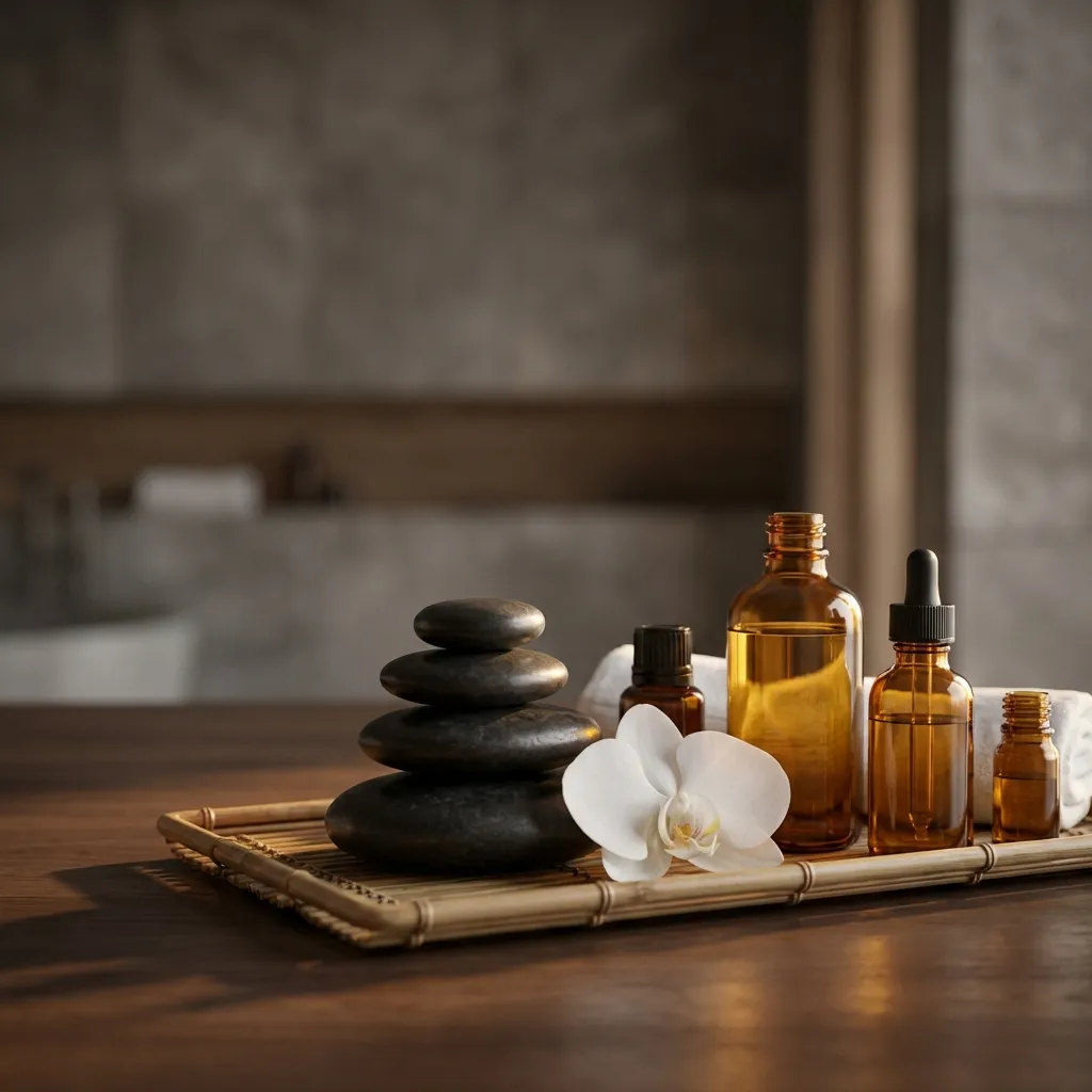 Massage – pierres chaudes et aromathérapie